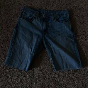 Levi's Dark Blue Jean Shorts